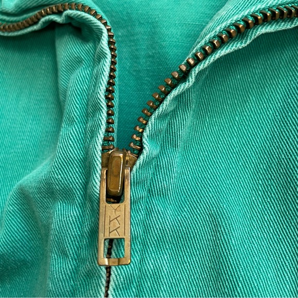 Vintage Polo Ralph Lauren USA Bomber Jacket XL Mens Teal Green Preppy - Picture 4 of 11
